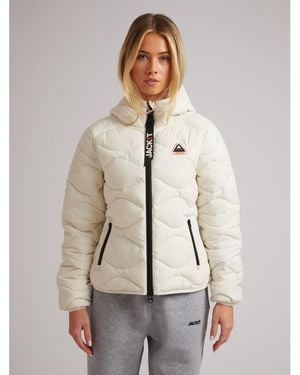 Jacket Orb1t Hooded Jacket - Natural