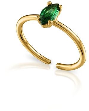 OMA THE LABEL The Smaragd Ring - Metallic