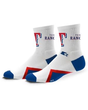 Starter And Texas Rangers Striker Mid-crew Socks - Blue