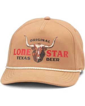 American Needle Lone Star Beer Canvas Cappy Adjustable Hat - Natural