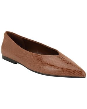 Calvin Klein Gemeen Pointed Toe Dress Flats - Brown