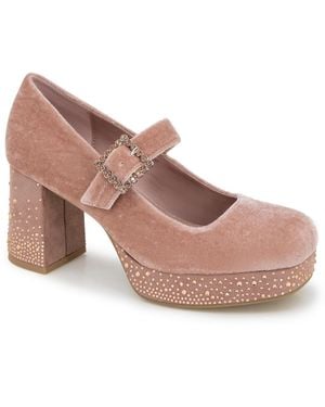 Kenneth Cole Klair Jewels Platform Mary-jane Pumps - Pink