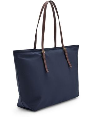 Mango Large Work Shopper Bag - Blue