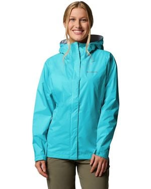 Columbia Arcadia Ii Waterproof Breathable Jacket With Packable Hood - Blue
