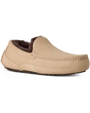 UGG Ascot Moccasin Slippers - White