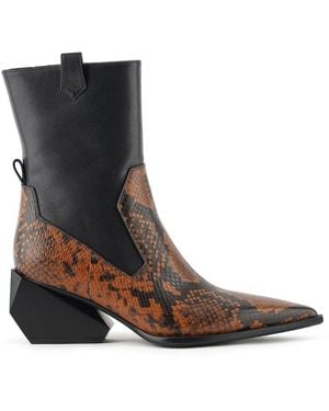 United Nude Ricky West Mid Ii Western Boot - Brown