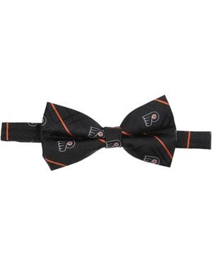Eagles Wings Philadelphia Flyers Oxford Bow Tie - Black