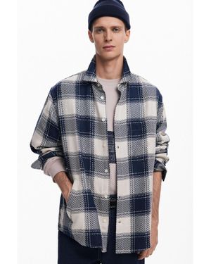 Desigual Checkered Shirt - Blue