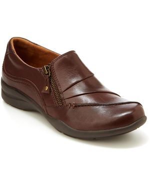 Jambu Thea-wide Slip-on Flats - Brown