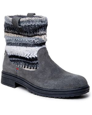 Minnetonka Joli Slouchy Mid-calf Boots - Blue