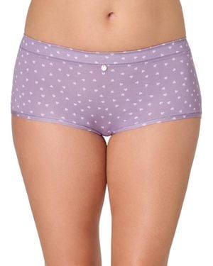 Maidenform Soft Stretch Boyshort Panty - Purple
