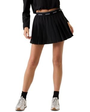 Guess Selene Pleated Skirt - Black