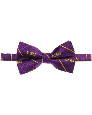 Eagles Wings Lsu Tigers Oxford Bow Tie - Purple