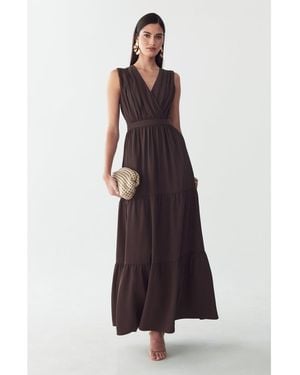 ST MRLO Grennan Maxi Dress - White