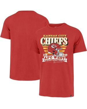 '47 Kansas City Chiefs Stripe Splash Franklin T-shirt - Red