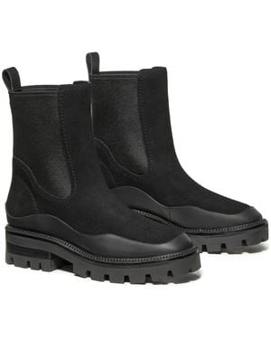 Kate Spade Square Toe Chelsea Boots - Black