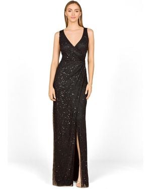 Lara Beaded Gown - Black