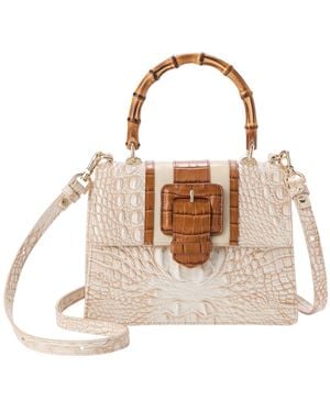 Brahmin Mod Small Hallie Satchel Bag - White