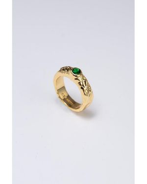 Classicharms Sylvie Cubic Zirconia Molten Stackable Ring - White