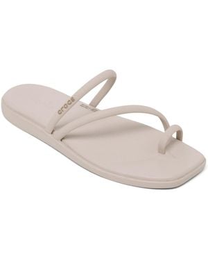 Crocs™ Miami Toe Loop Sandals From Finish Line - White