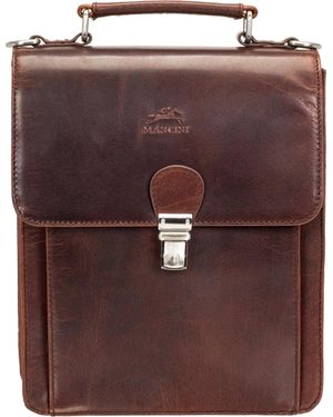 Mancini Buffalo Back Organizer Bag - Brown