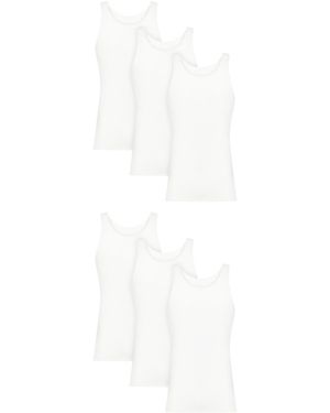 Hanes Ultimate Comfort Fit Tank Undershirt - White