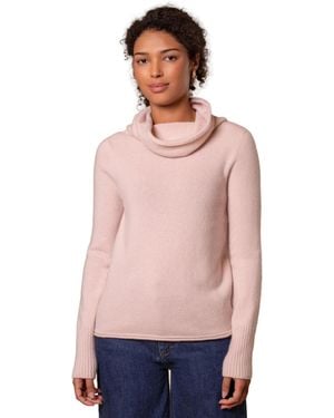 Celtic & Co. British Supersoft Slouchy Cowl Neck - Pink