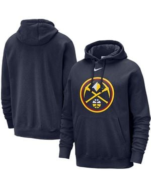 Nike Denver nuggets Essential Logo Club Pullover Hoodie - Blue