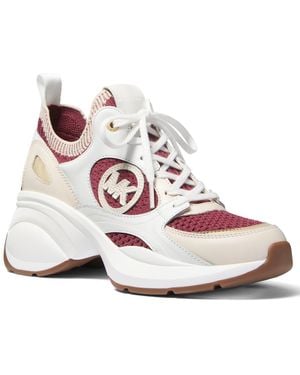 Michael Kors Michael Zuma Knit Sneaker Sneakers - White