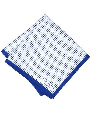 Ted Baker London Pin Dot Pocket Square - Blue