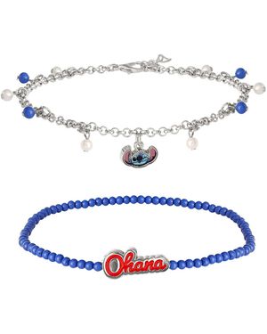 Disney Lilo And Stitch Fashion Anklets - Blue