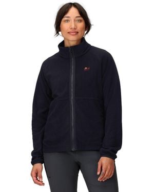Marmot Upward Long Sleeve Fleece Jacket - Blue
