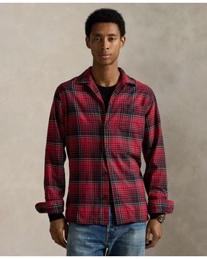 Polo Ralph Lauren Brushed Performance Long Sleeve Shirt - Red