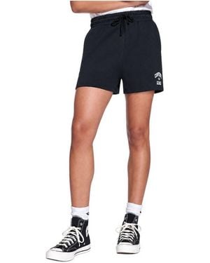 Converse All Star High-rise French Terry Athletic Shorts - Blue
