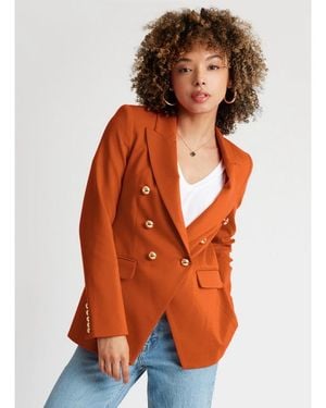 Caldwell Collection Pauline Double Breasted Blazer - Black