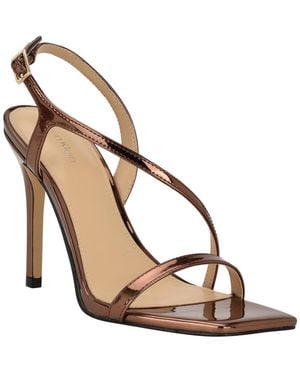 Calvin Klein Tansley Strappy Stiletto Sandals - Metallic