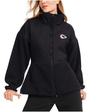 DKNY Sport Philadelphia Eagles Drew Mixed Media Full-zip Jacket - Blue