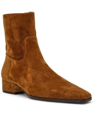 Steve Madden Dusty Block-heel Booties - Brown