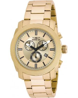 INVICTA WATCH 17744 Specialty Quartz Chronograph Champagne Dial Watch - Natural