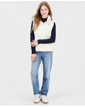 Tommy Hilfiger Packable Fleece-lined Vest - Blue