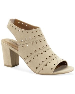 Style & Co. peggyy Peep-toe Sandals - Natural