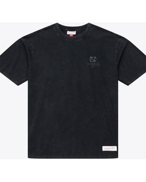Mitchell & Ness North Carolina Tar Heels Monochrome Icon Crewneck T-shirt - Black