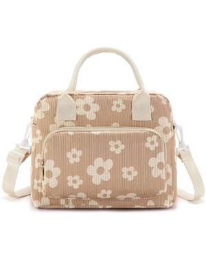 Gnuadz Lunch Bag Insulated Cooler Tote Work Picnic Camping Outdoor - Natural