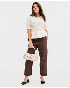 On 34th Straight Leg Patch-pocket Pants - Blue