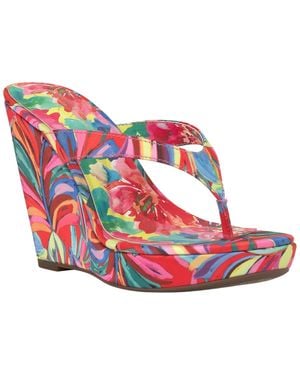 Jessica Simpson Jyseta Thong Wedge Sandals - Pink