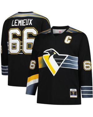 Mitchell & Ness  Mario Lemieux Pittsburgh Penguins 1996/97 Blue Line 2.0 Jersey - Black