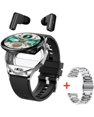 Ruxing Smart 1.43" Amoled Smart Watch Headphones 2 In 1 - Gray