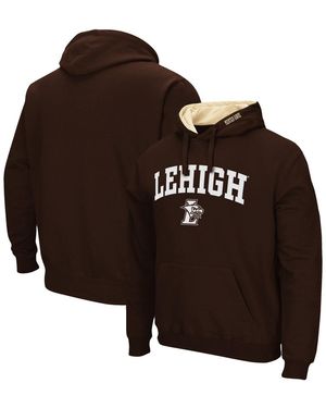Colosseum Athletics Lehigh Mountain Hawks Isle Pullover Hoodie - Brown