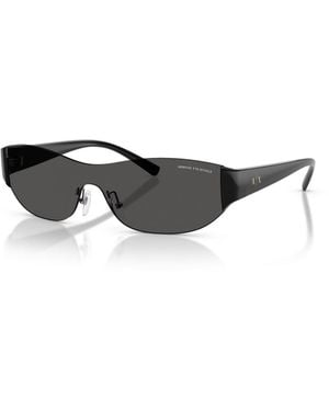 ARMANI EXCHANGE Rimless Lightweight Sunglasses Ax4177s - Black