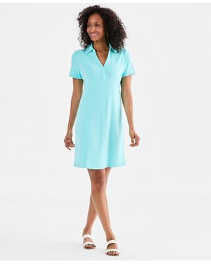 Style & Co. Polo Dress - Blue